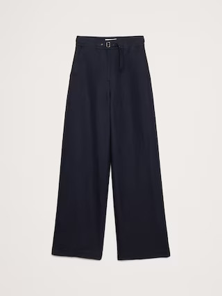 High-Rise Wide-Leg Studio Pant | Banana Republic (US)
