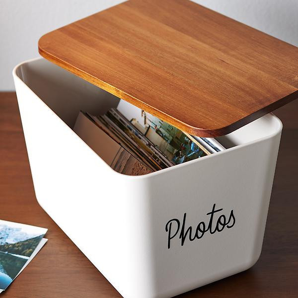 Terra Recycled Plastic Photo Box | The Container Store