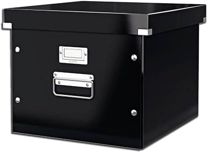 Leitz Suspension File Box, A4, Click and Store Range 60460095 - Black | Amazon (UK)