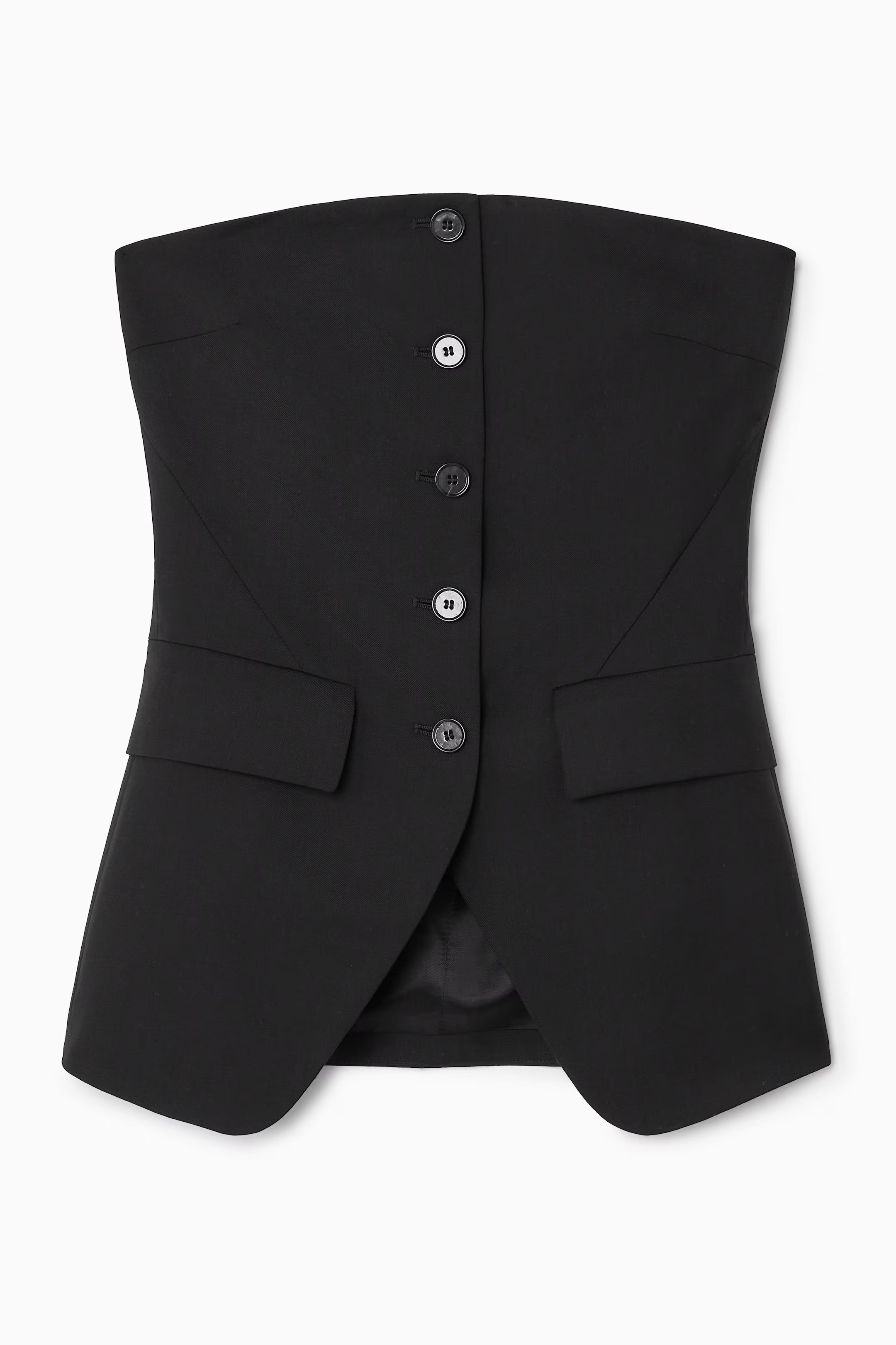 TAILORED WAISTCOAT BUSTIER | H&M (UK, MY, IN, SG, PH, TW, HK)