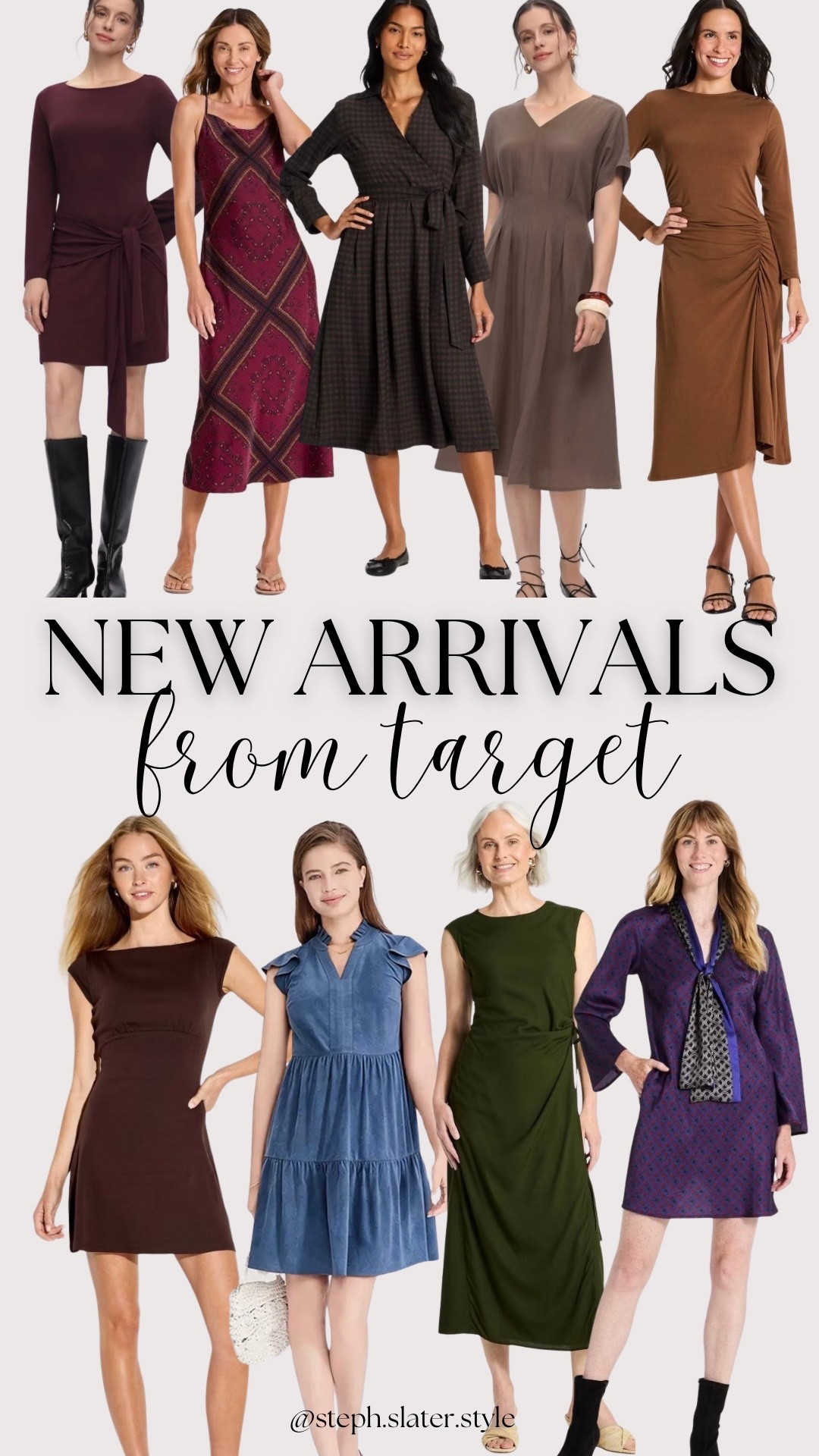 New fall dresses at Target.