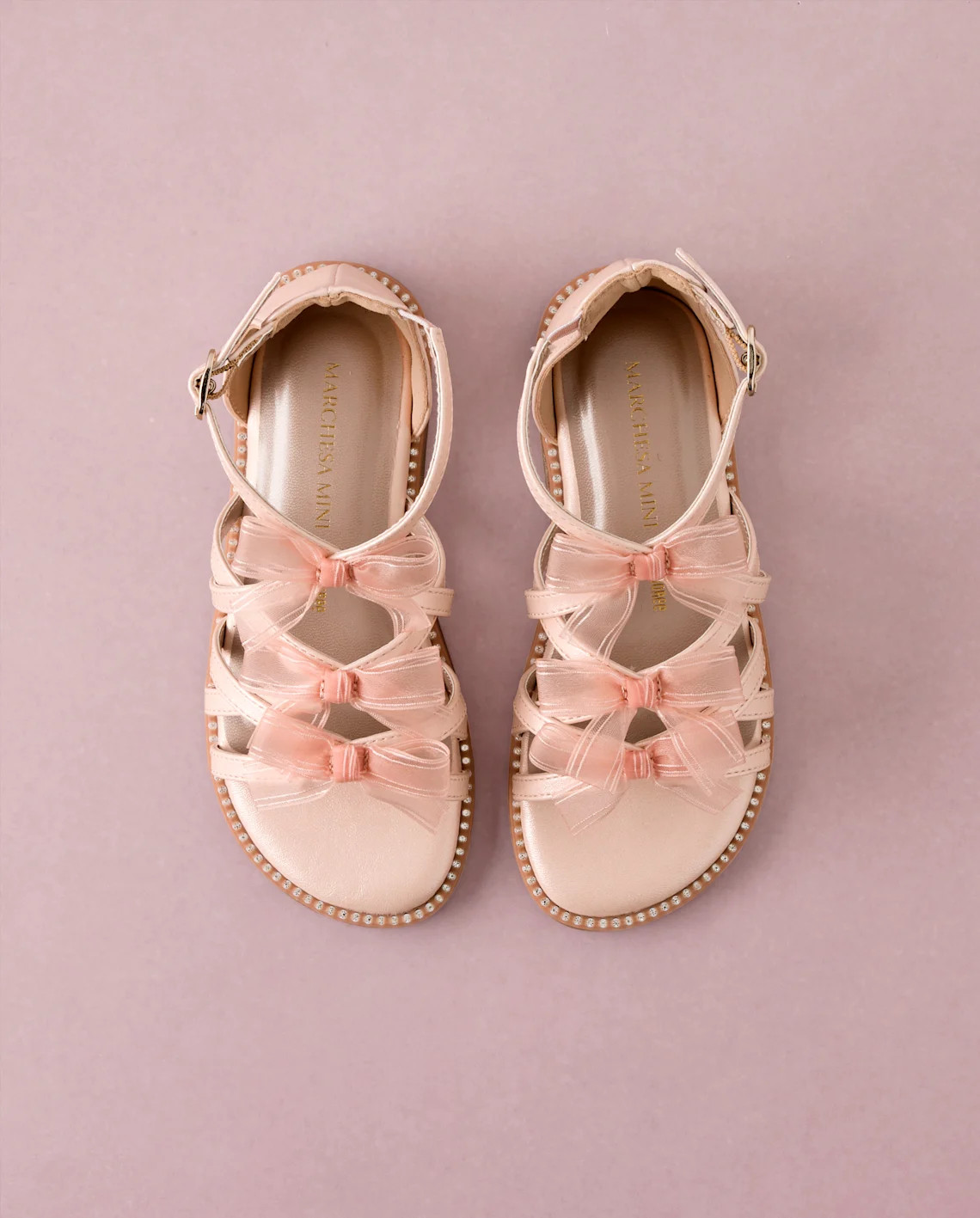 Girls Rhinestone Bow Gladiator Sandals - Marchesa Mini x Gymboree - GRAY | Gymboree | Gymboree