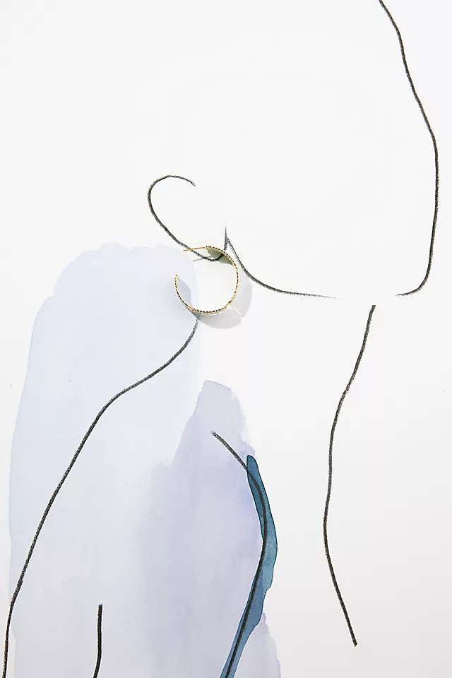 Beaded Hoop Earrings | Anthropologie (US)