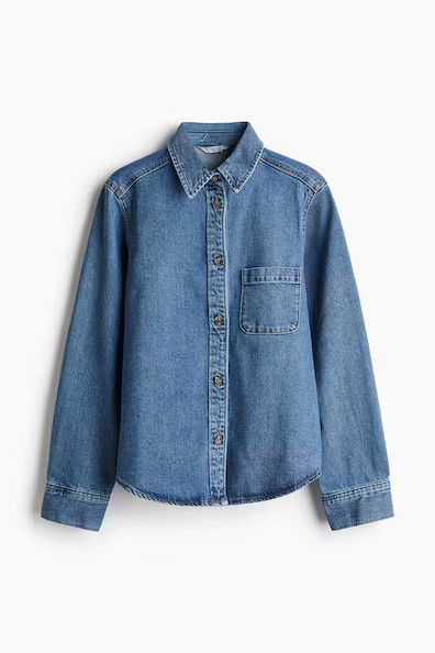 H & M - Denim shirt - Blue | H&M (UK, MY, IN, SG, PH, TW, HK)