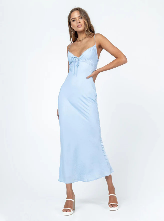 Emily Maxi Dress Blue | Princess Polly US