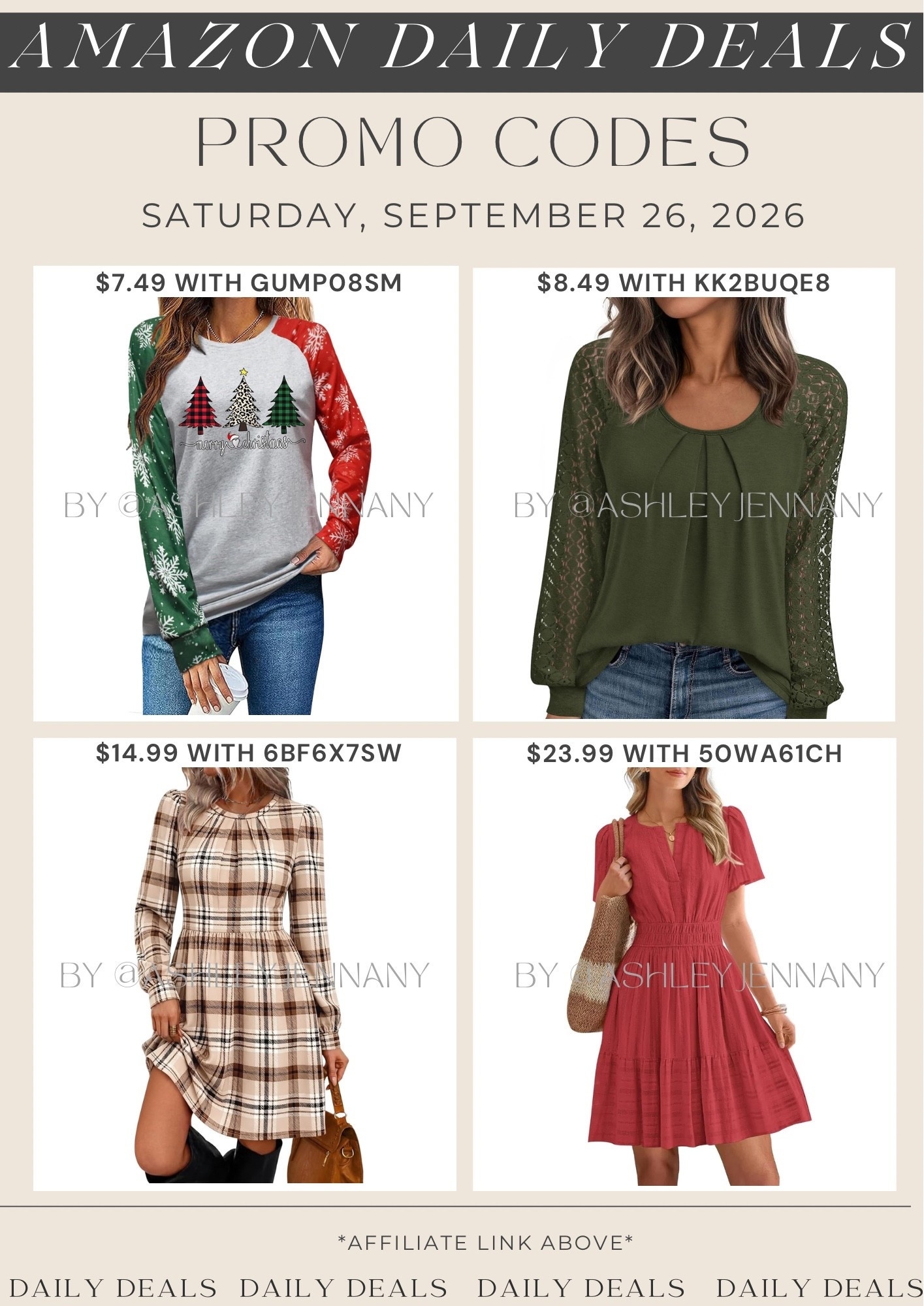 Amazon deals

#LTKSeasonal #LTKSaleAlert #LTKootd