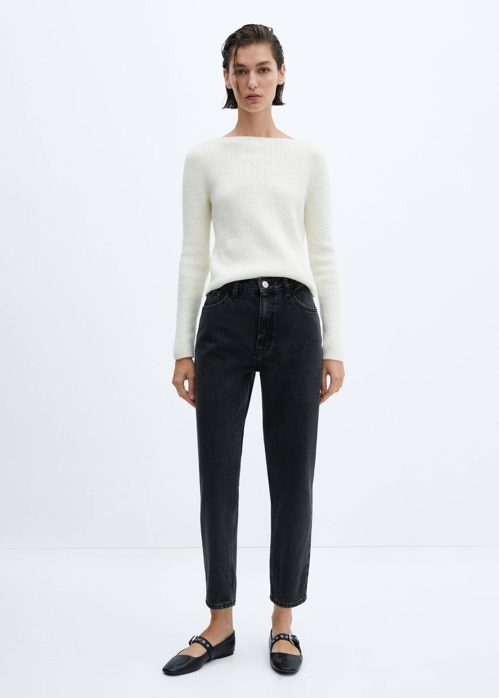 Mom high-waist jeans - f foMom Women | Mango USA | MANGO (US)