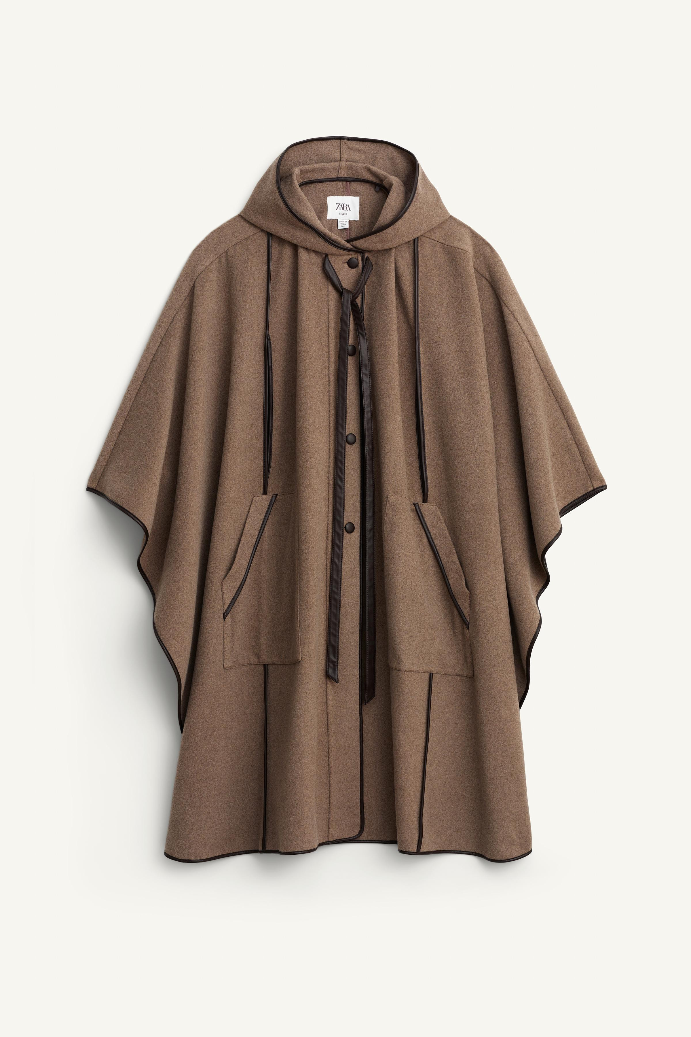 OVERSIZE WOOL BLEND CAPE LIMITED EDITION | Zara UK