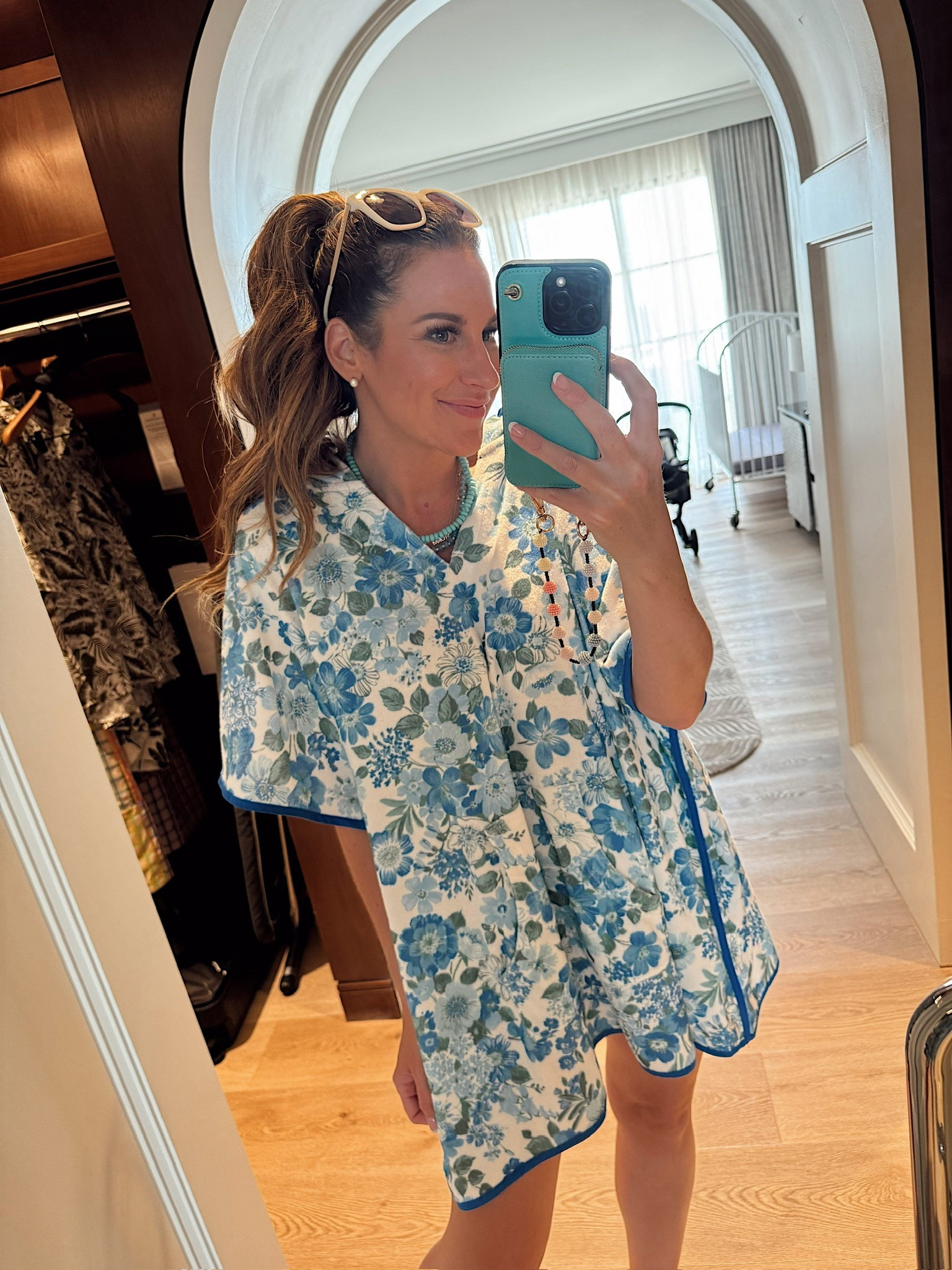 In a small Tuckernuck terry cloth coverup dress and accessories- fits tts.

#LTKSwim #LTKTravel #LTKSummerEdit