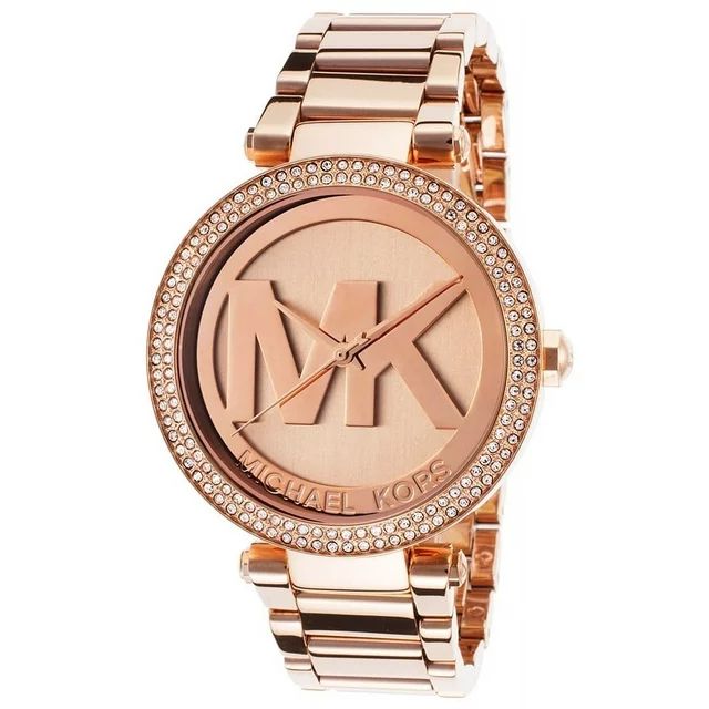 Michael Kors Women's Parker Rose Gold-Tone Logo Watch MK5865 | Walmart (US)
