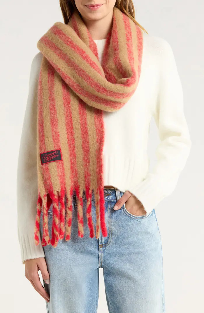 Damson Madder Oversized Brushed Scarf | Nordstrom | Nordstrom