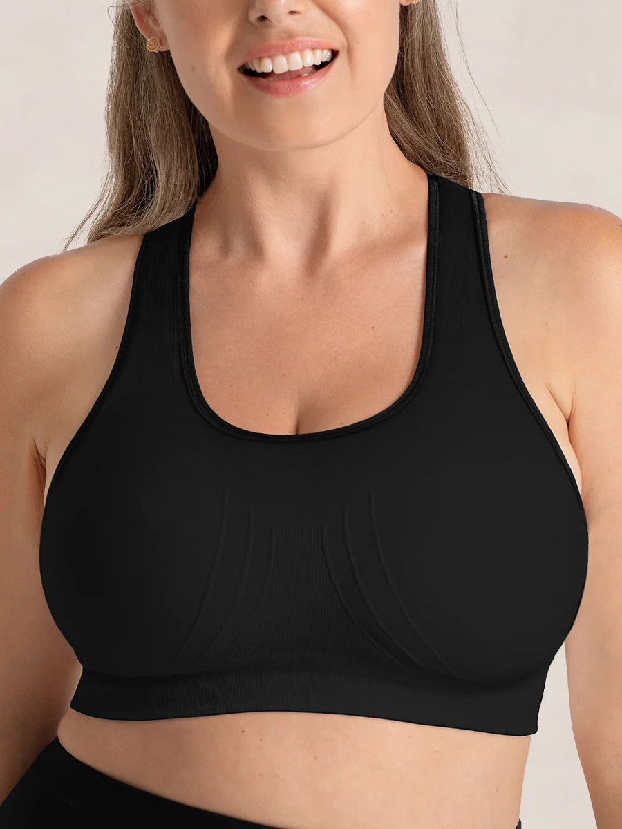 Truekind\u00ae Seamless Racerback Sports Bra | Shapermint