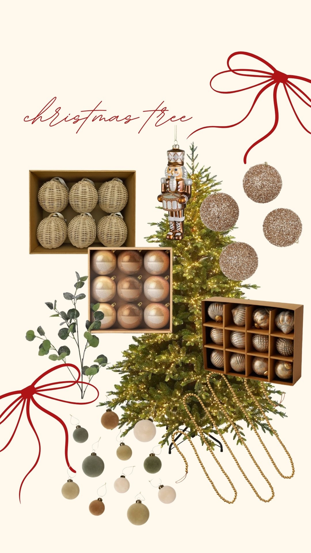 this years Christmas tree 🤎

#LTKHoliday #LTKHome #LTKSeasonal