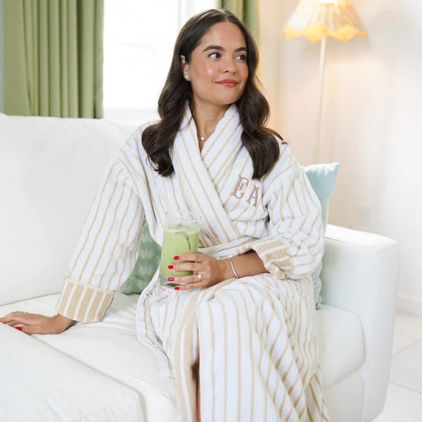 Women’s Personalized Long Plush Luxury Robe | Weezie Towels | Weezie Towels