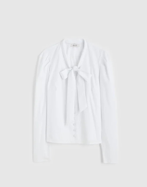 V-Neck Button-Front Top | Madewell