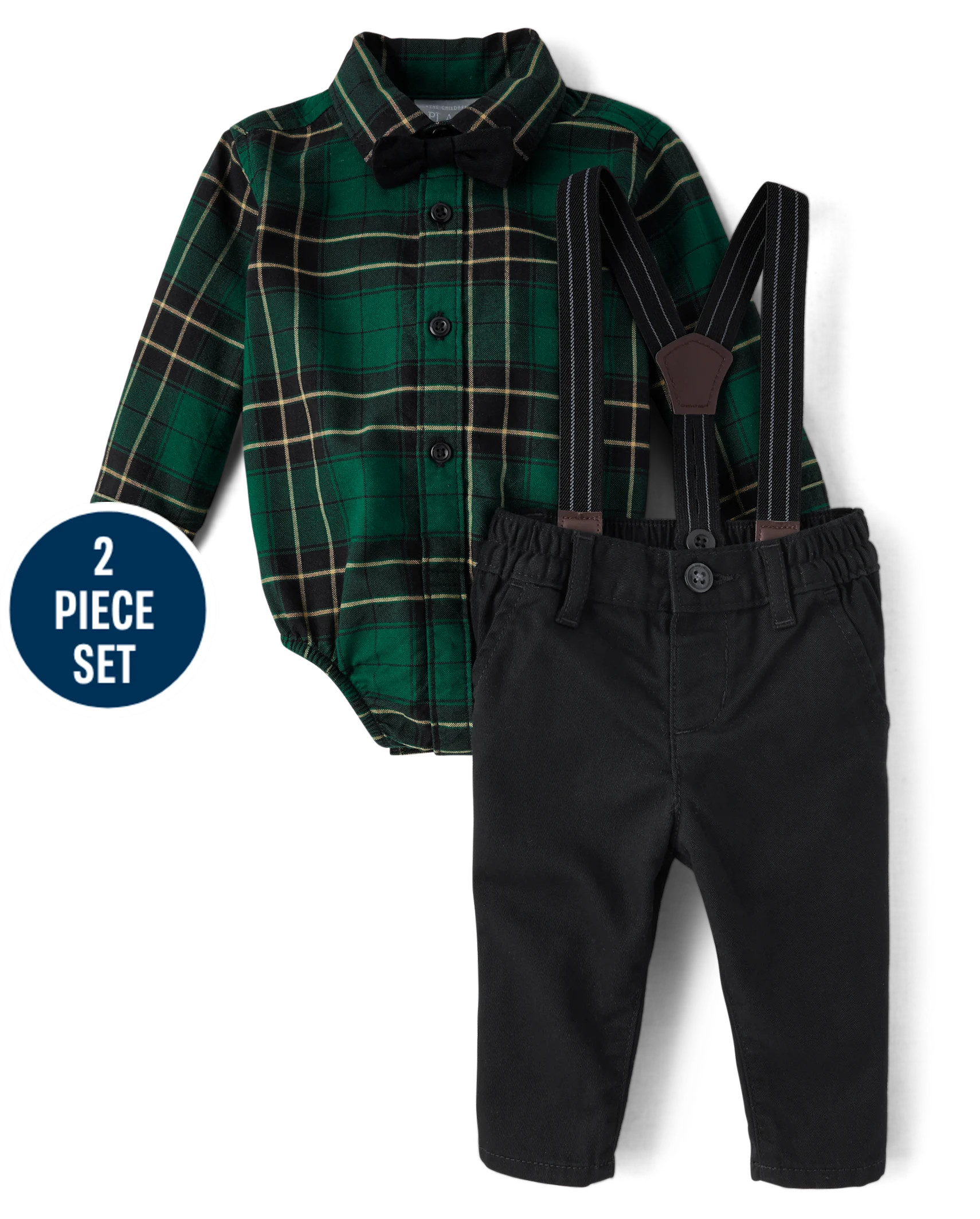 Baby Boys Matching Family Plaid Oxford 3-Piece Outfit Set - spruceshad | The Children's Place
