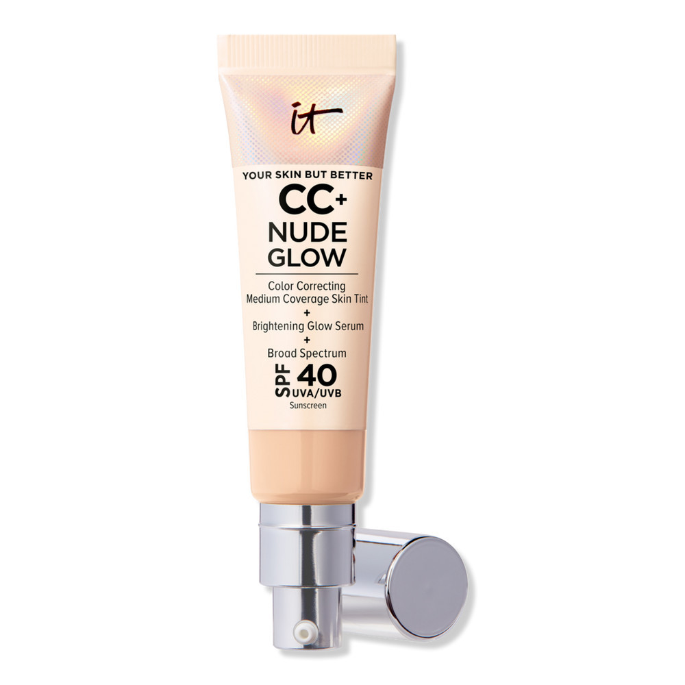 IT Cosmetics CC+ Nude Glow Lightweight Foundation + Glow Serum with SPF 40 - Light Medium | Ulta