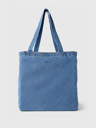 Gap Arch Logo Denim Tote Bag | Gap (US)