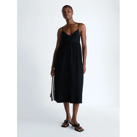 Scoop Women s and Women s Plus Flowy Maxi Dress  Sizes XS-4X | Walmart (US)