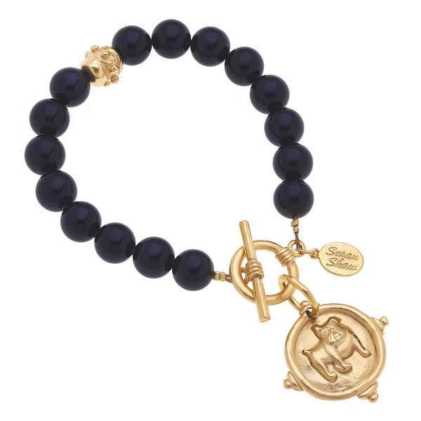 Bulldog Onyx Bracelet | Susan Shaw