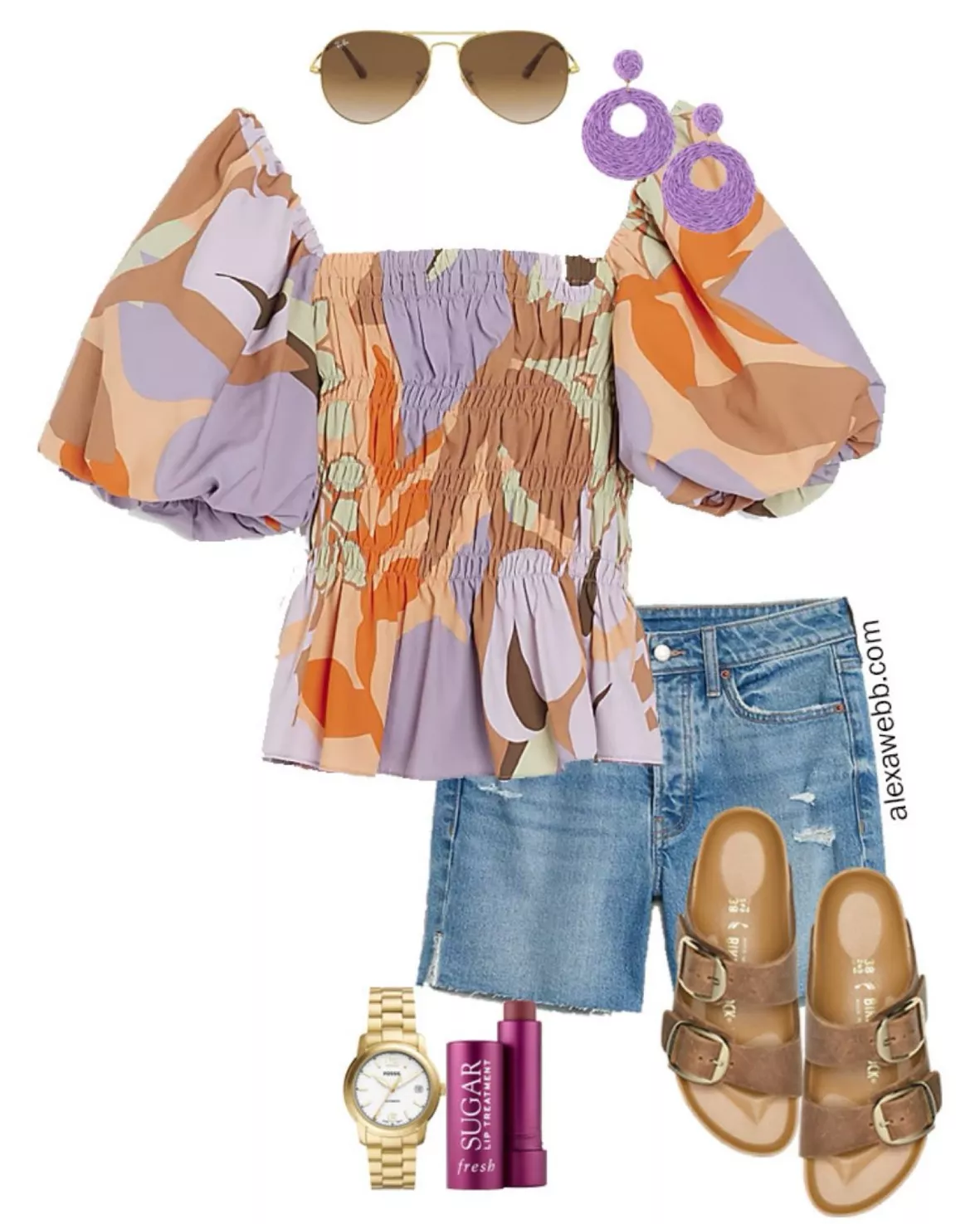 Plus Size Summer Kimono Outfit - Alexa Webb