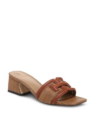 Women's Waylon Square Toe Logo Block Heel Sandals | Bloomingdale's (US)