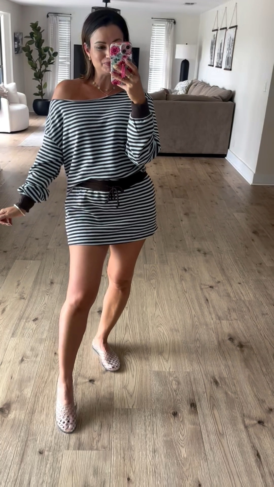 The cutest striped matching set with French terry off shoulder top and skort! All from @Target!

This would be perfect for a spring or summer vacation, beach vacation, after a pool day, or roaming around town! Very cute and cozy!

#LTKdayinmylife #LTKgrwm #LTKootd