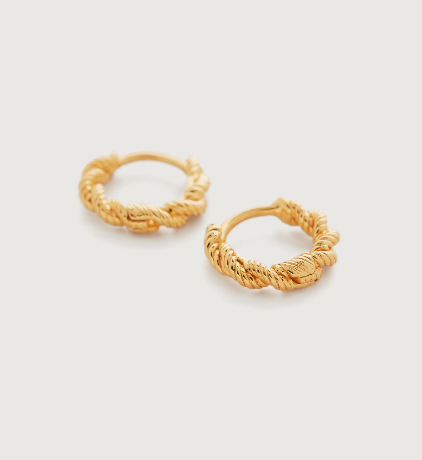 Corda Mini Huggie Earrings | Monica Vinader (Global)