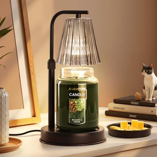 Marycele Candle Warmer Lamp with Timer for Yankee Candles, Black Wax Warmer with Dish for Wax Melts, House Warming Gifts New Home Kitchen Office Dorm Room Fall Decor, Birthday Gifts for Mom Women Men | Amazon (US)