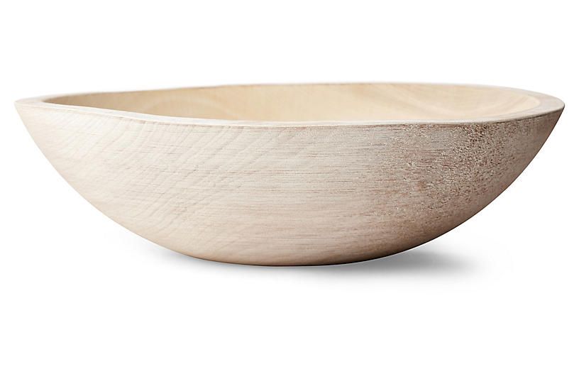 Peasant Bowl, White | One Kings Lane