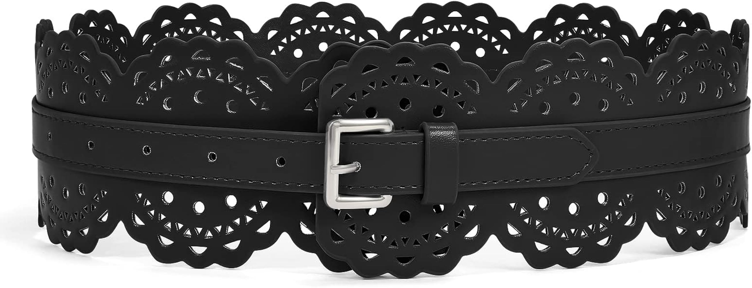 XZQTIVE Cinturón ancho para mujer para vestidos, cinturones vintage gruesos, cinturón de cintur... | Amazon (US)