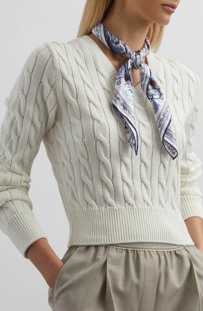 Lodden Silk Square Scarf | Nordstrom