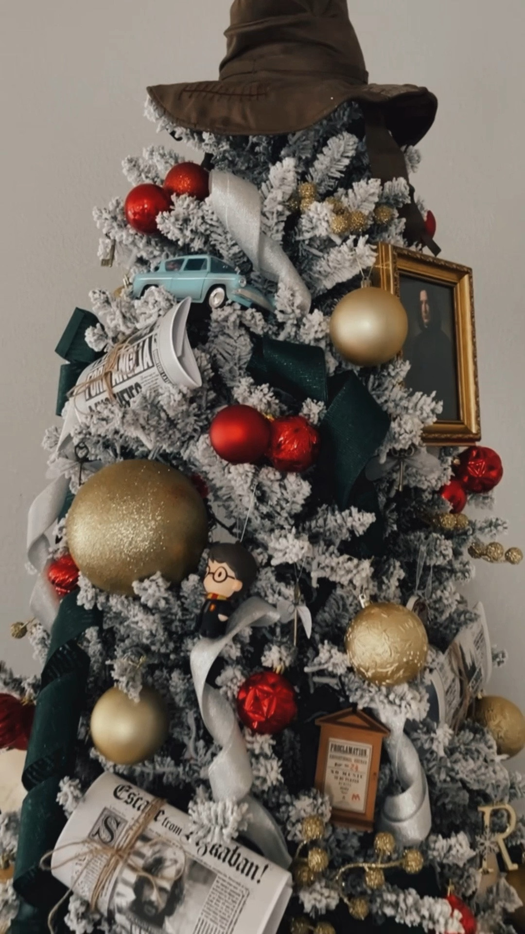 Harry Potter inspired Christmas tree. ✨🌲 

#harrypotter #happychristmas #harrypotterchristmas #harrypottertree #harrypotterornament #potterhead #christmas #christmasdecorating #ornaments 

#LTKCyberWeek #LTKGiftGuide #LTKSeasonal