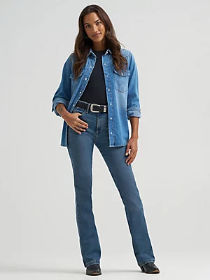 Women's Wrangler BESPOKE High Rise Bootcut Jean in Ada | Wrangler