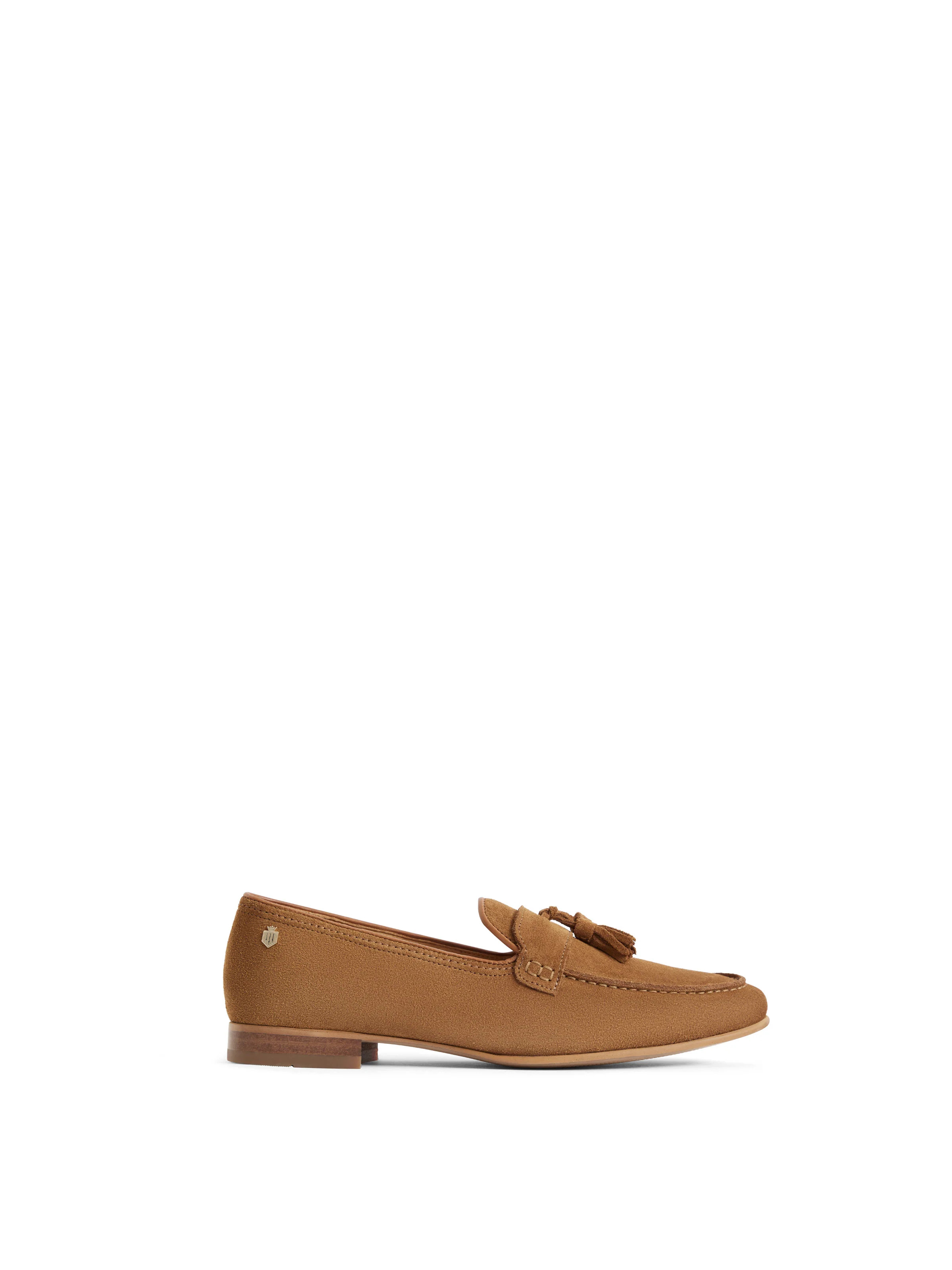 La Rochelle - Women's Loafers - Tan Suede | Fairfax & Favor | Fairfax & Favor (UK)