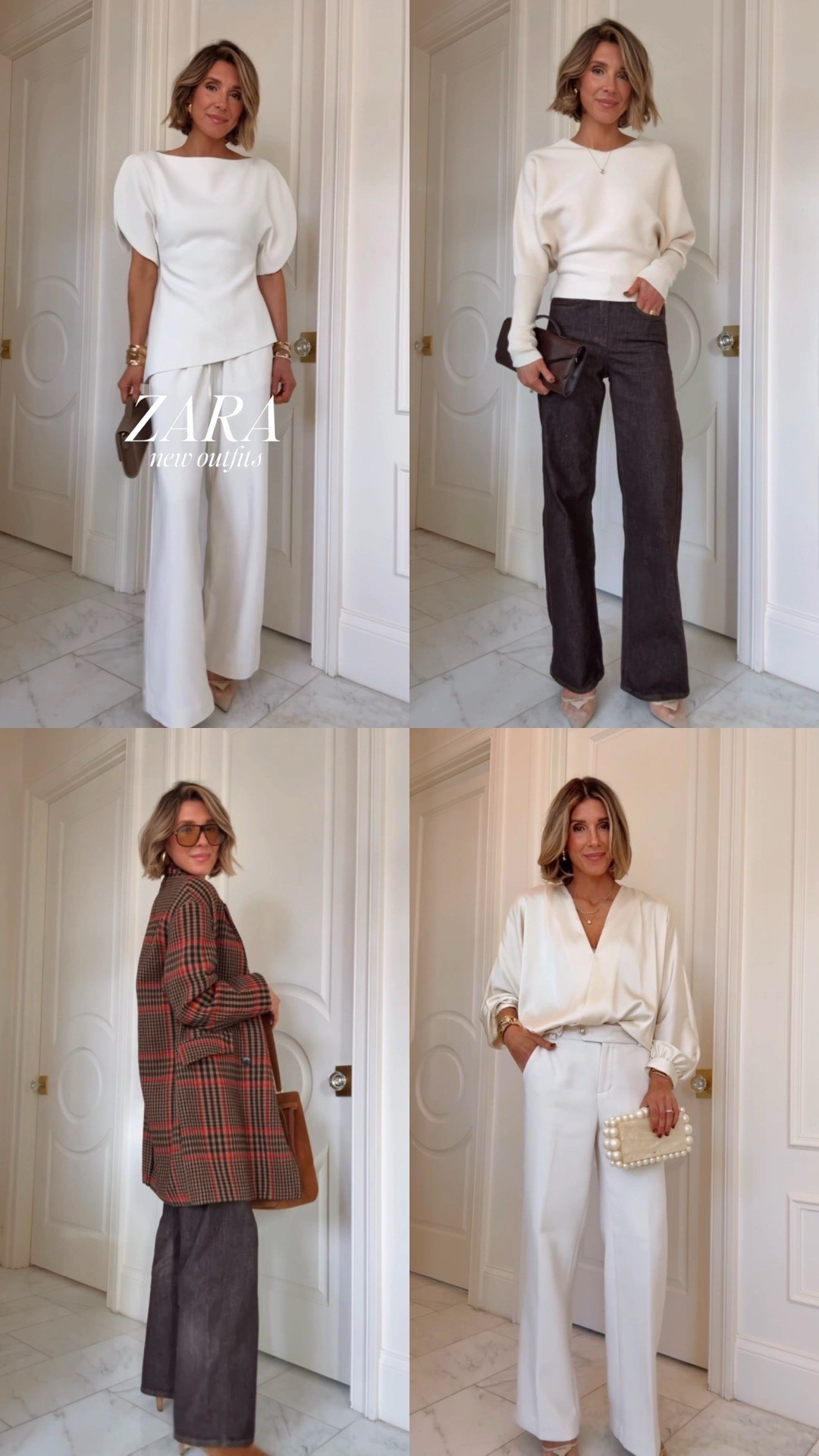 New arrivals at Zara. 

Sizing fit tts too wearing size small
Pants fit tts wearing size 2 / 25 