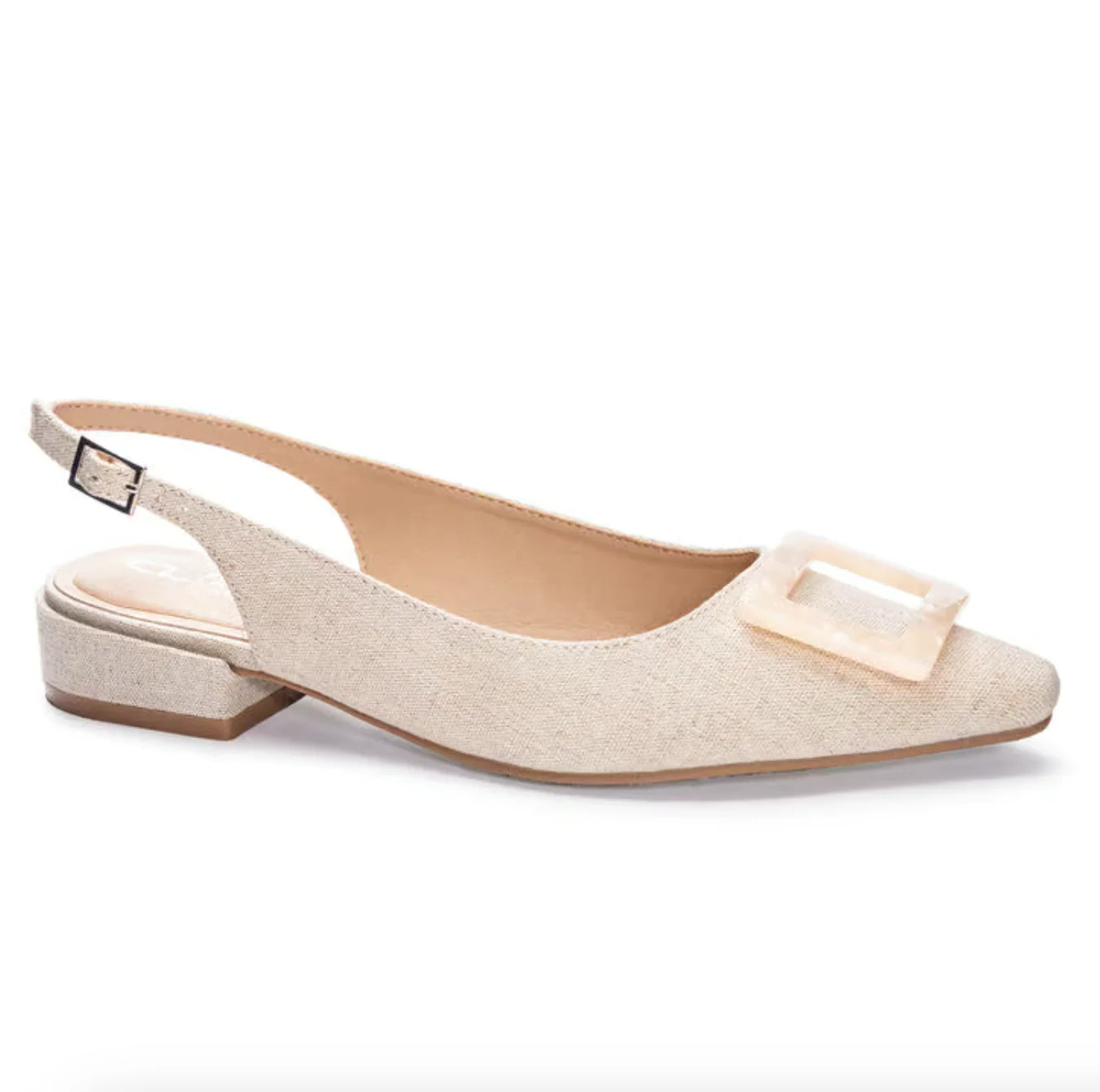 Sweetie Slingback-Linen | Linen & Flax Co