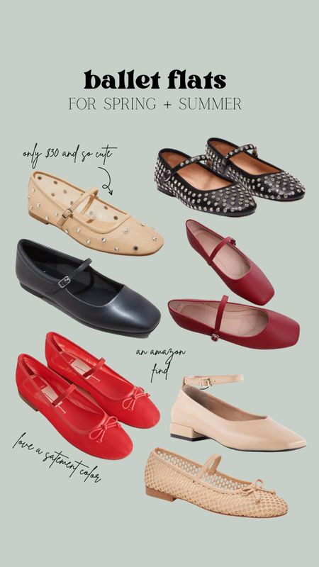 Loving ballet flats for spring + summer! Such a fun trend and I love how they make any outfit look dainty & pretty. Here are some of my favorites starting at $30! Lots on sale right now too :)

#LTKfindsunder50 #LTKshoecrush #LTKSeasonal