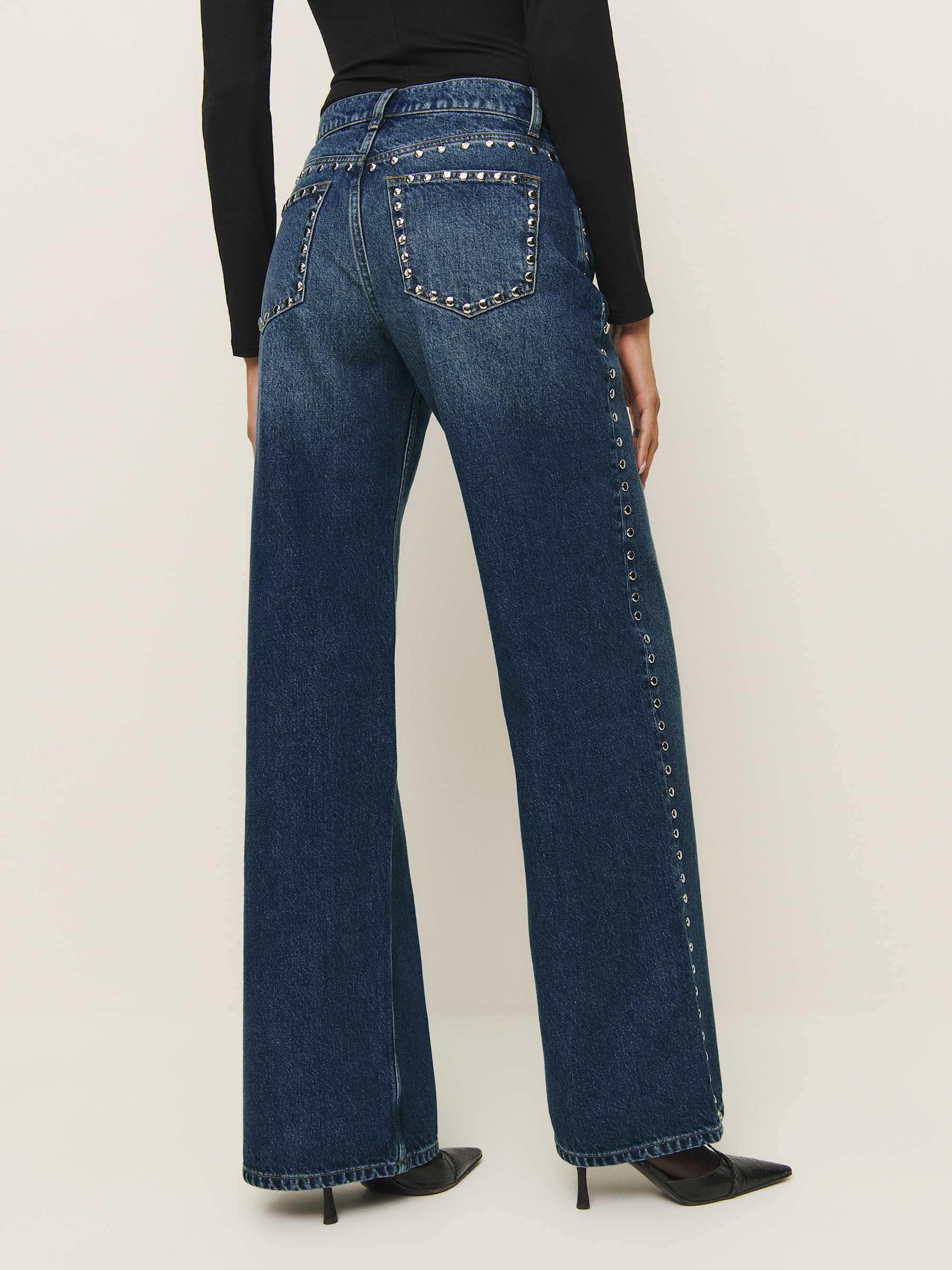 Cary Low Rise Slouchy Wide Leg Jeans | Reformation (Global)