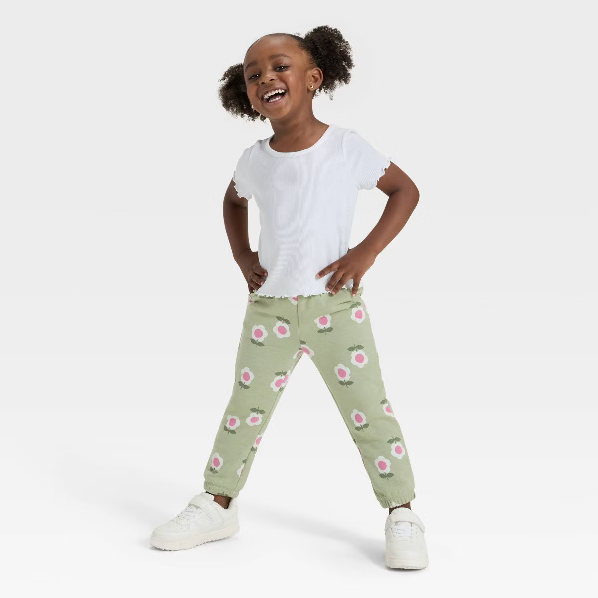 Toddler Girls' Fleece Jogger Pants - Cat & Jack™ | Target