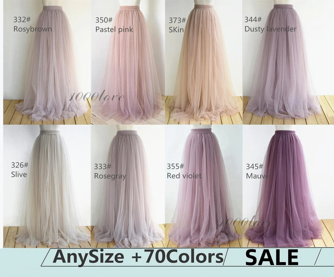 Maxi Tulle Skirt,wedding Bridesmaid Softest Tulle Skirt ,maxi Dress Bridesmaids Dress ,women Clot... | Etsy (US)