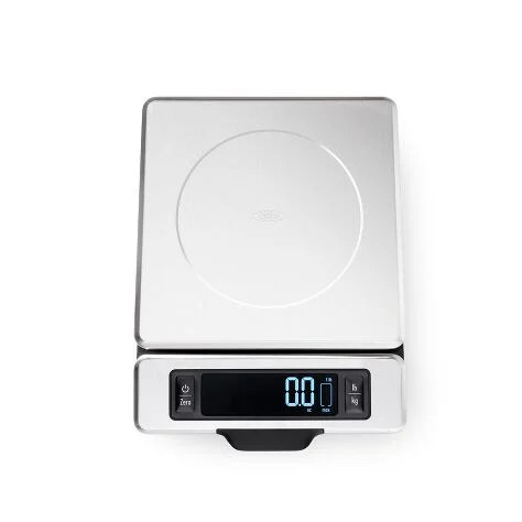11 lb Stainless Steel Food Scale with Pull out Display | OXO