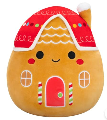 Squishmallows Officially Licensed Kellytoy Christmas 2024 Squad Plush -Squishy Stuffed Animal Toy - Gift for Kids, Girls & Boys - 8 Inch (Casa The Gingerbread House) | Amazon (US)