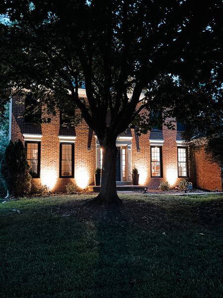 Gorgeous landscape lighting easily  adds glamour and drama to your home! 

#LTKhome