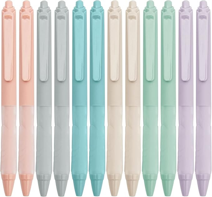 Linbsunne Ballpoint Pens Medium Point 1mm Black Pen with Super Soft Grip Ball Point Pen for Men W... | Amazon (US)