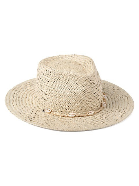Seashells Straw Fedora | Saks Fifth Avenue