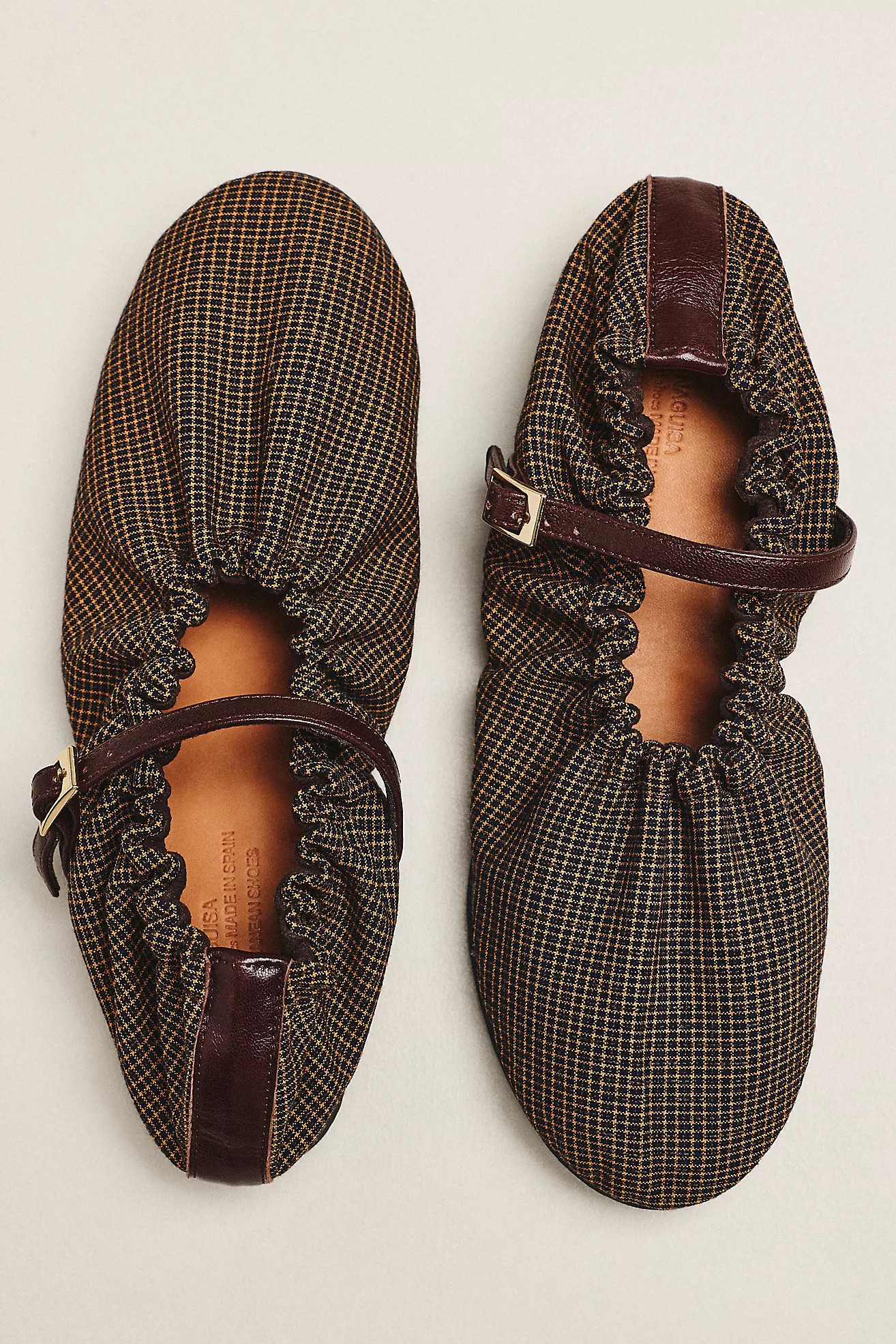 Leonora Scrunch Mary Janes | Anthropologie (US)