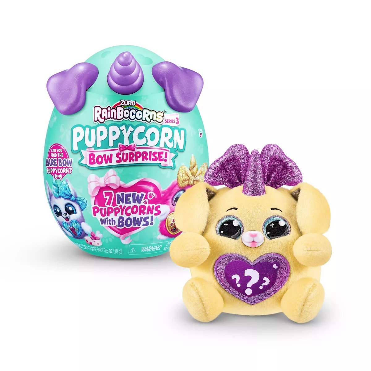 Rainbocorns Puppycorn Bow Surprise Plush Stuffed Animal | Target