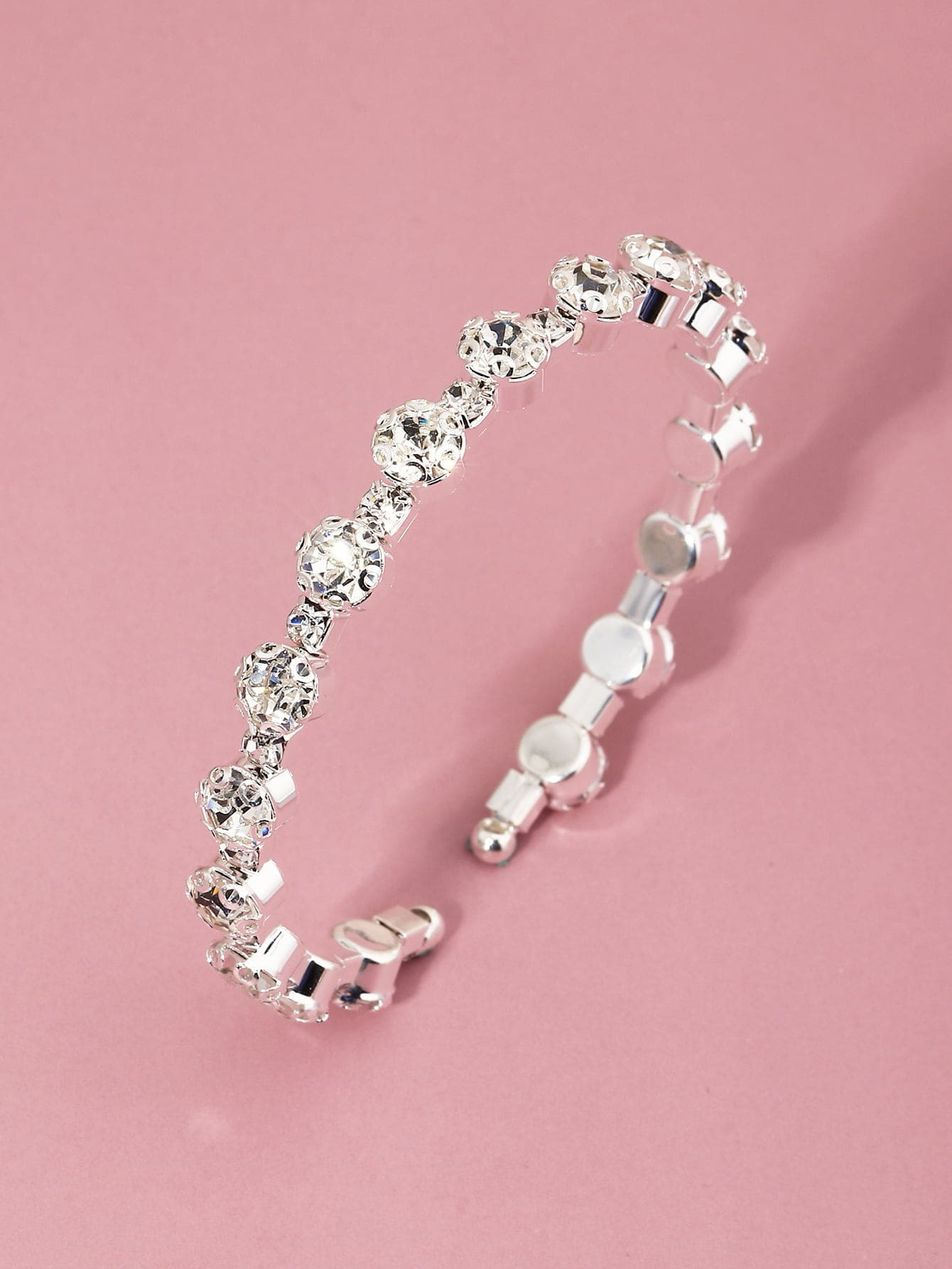 Rhinestone Decor Cuff Bangle | SHEIN