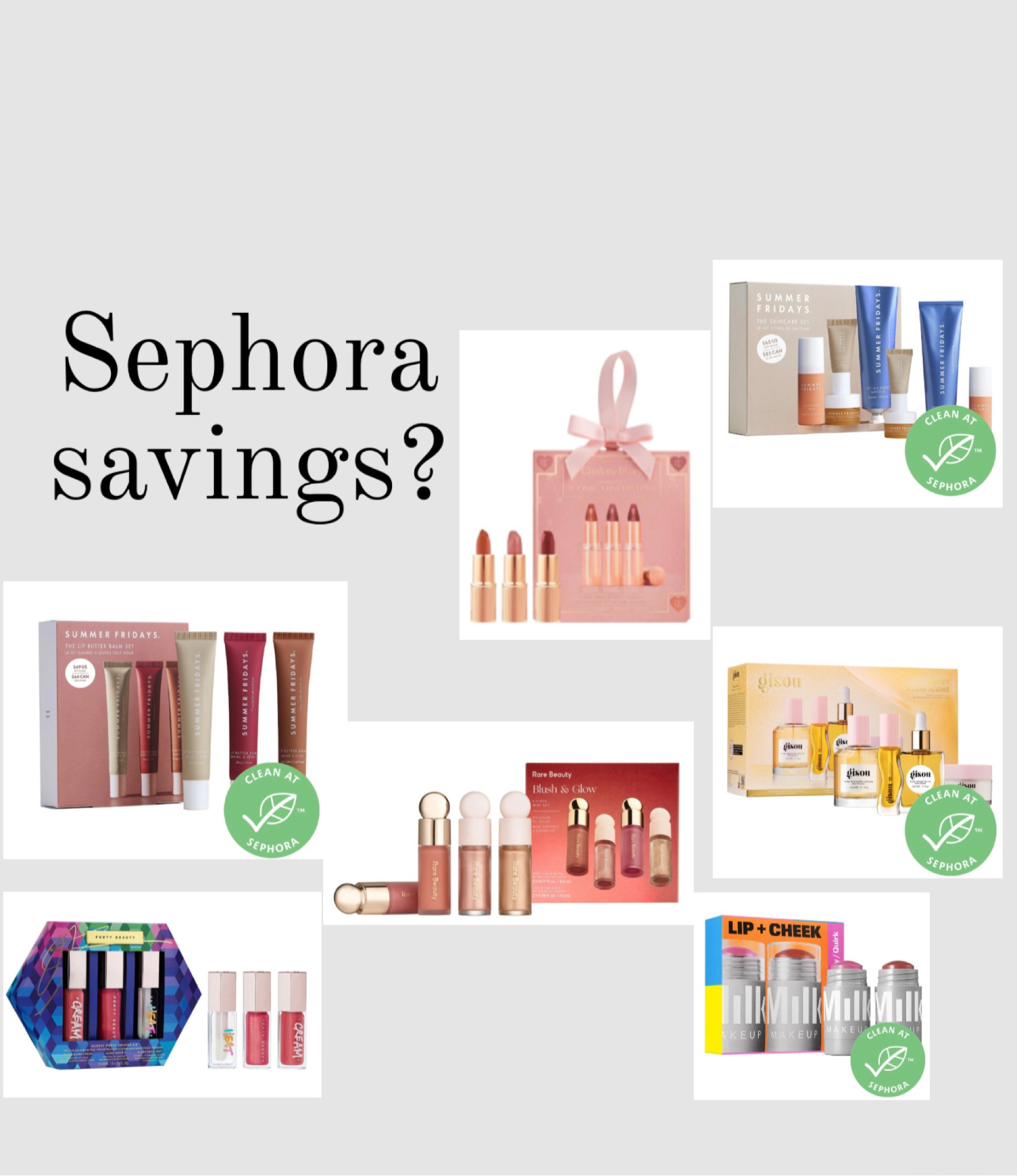 


Sephora, Sephora sets, Sephora gift sets, makeup, makeup deals, skincare, skincare deals, gift sets, holiday gift sets, makeup gift sets, makeup 

#LTKbeauty #LTKSeasonal #LTKHoliday